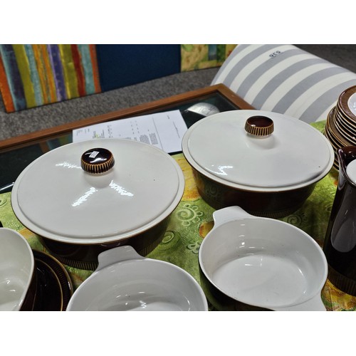 A large and comprehensive 49x piece partial dinner tea set by Poole ...