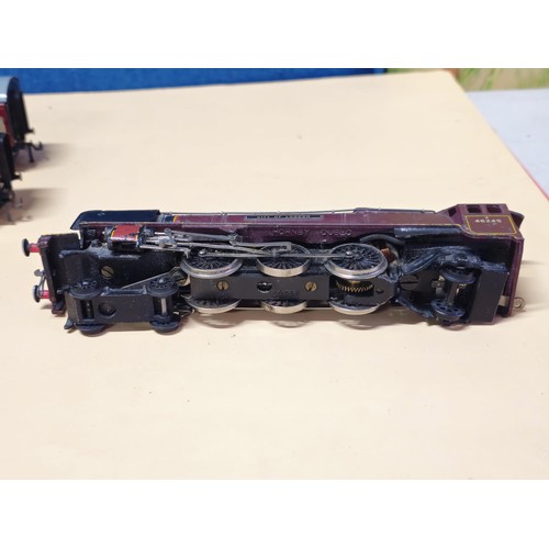 171 - A OO gauge City of London locomotive with the running number 46245, in need of attention along with ... 