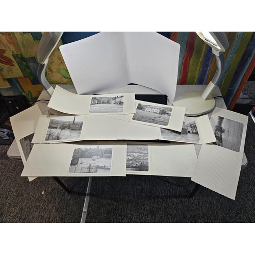 430A - A collection of 8x very rare local photographs of Newtown Drenewydd in flood showing the flooded str... 