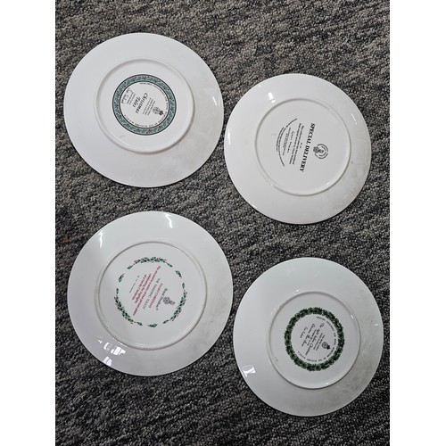 45 - Collection of collectable plates to include 6x picture plates dated from the 1990's designed by Chri... 