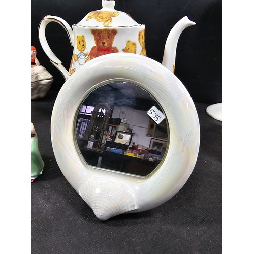 63 - Collection of collectable ceramics to include a Mac Donald Collec ta bears teapot milk jug and sugar... 