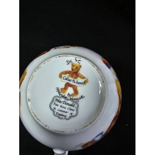 63 - Collection of collectable ceramics to include a Mac Donald Collec ta bears teapot milk jug and sugar... 