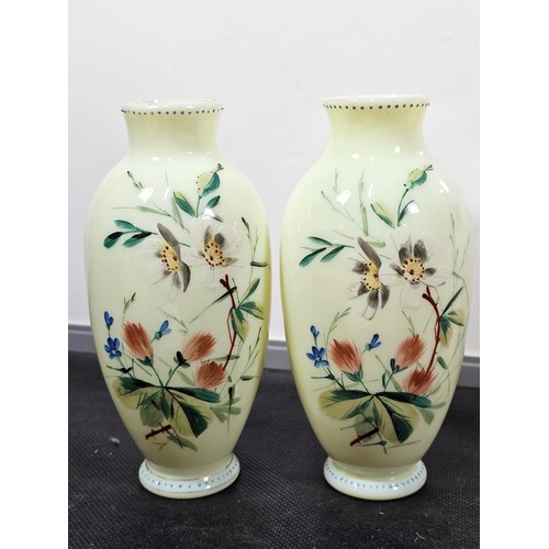67 - A shelf of collectable to include a good quality liberty art deco style jug, a pair of hand painted ... 