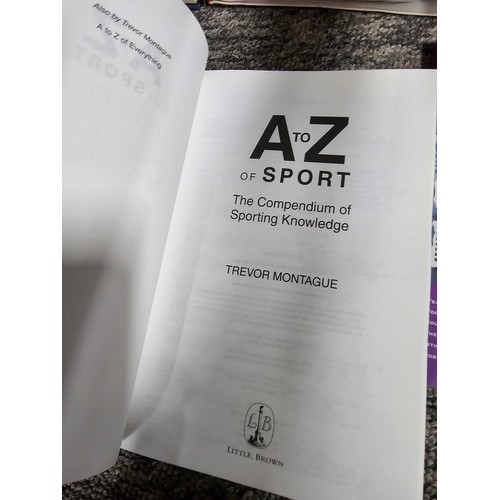 75 - A collection of sporting books to include the Sunday Times 20th Century Sport, Match of the Day Comp... 