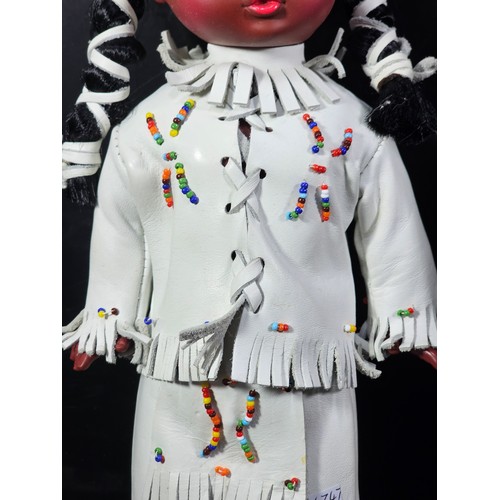 92 - A pair of dolls by the Regal Toy Company. Both dolls are in the form of Native Indians. One is in a ... 