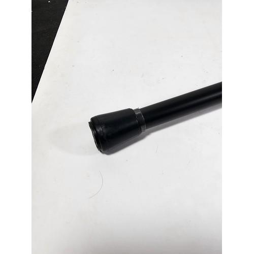 122 - A good quality novelty walking stick in the form of a handgun with a plastic grip with the name Bill... 