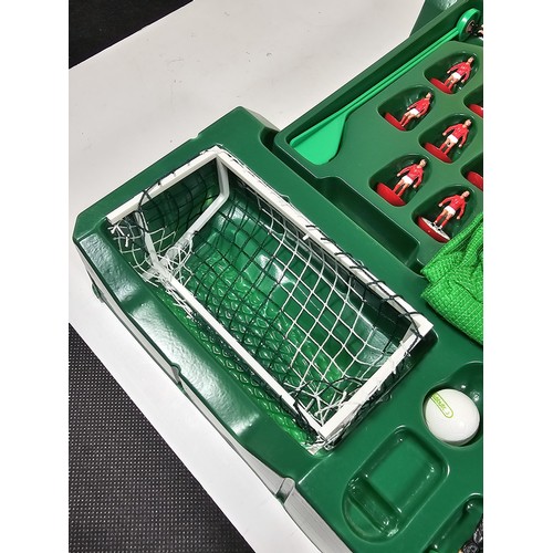 142 - An original 1970's Subbuteo soccer set, in its original plastic casing, to include 2 football teams,... 