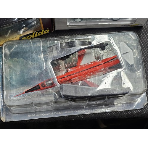 149 - A collection of diecast cars to include 6 cars in perspex cases, a Ferrari, Mini, Fiat Punto rally c... 