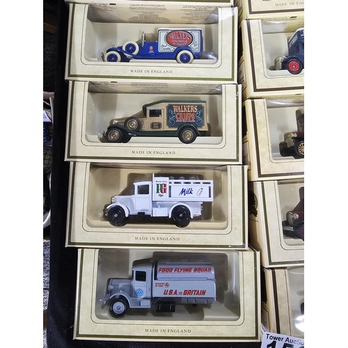 156 - A large collection of 31x boxed Days Gone advertising diecast  vehicles to include Walkers, Pickford... 