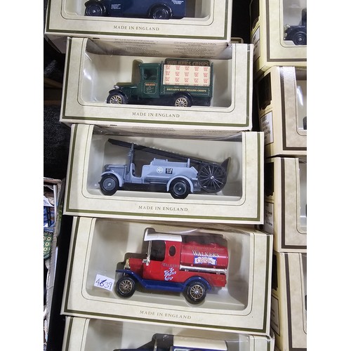 156 - A large collection of 31x boxed Days Gone advertising diecast  vehicles to include Walkers, Pickford... 