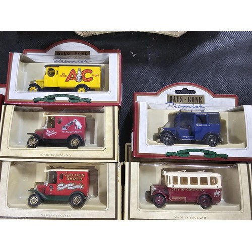 156 - A large collection of 31x boxed Days Gone advertising diecast  vehicles to include Walkers, Pickford... 