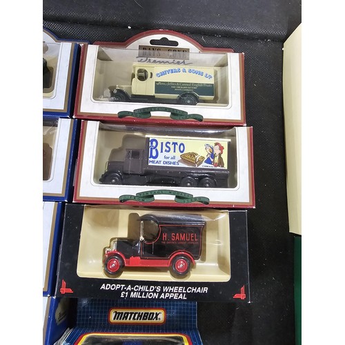 157 - A collection of 16x boxed diecast vehicles all in boxes to include 3x Hamleys Lledo vehicles, 6 Lled... 