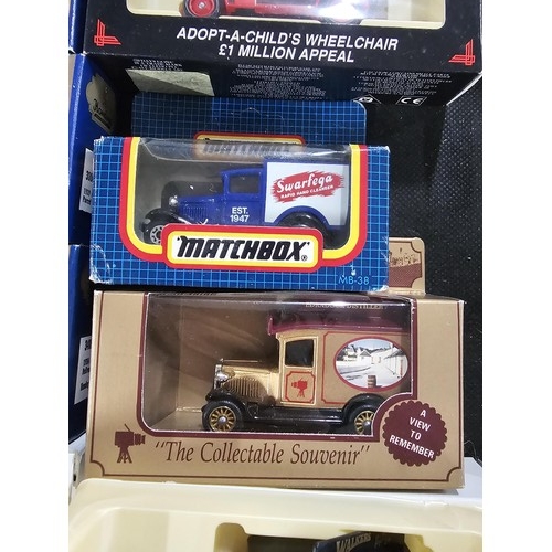 157 - A collection of 16x boxed diecast vehicles all in boxes to include 3x Hamleys Lledo vehicles, 6 Lled... 
