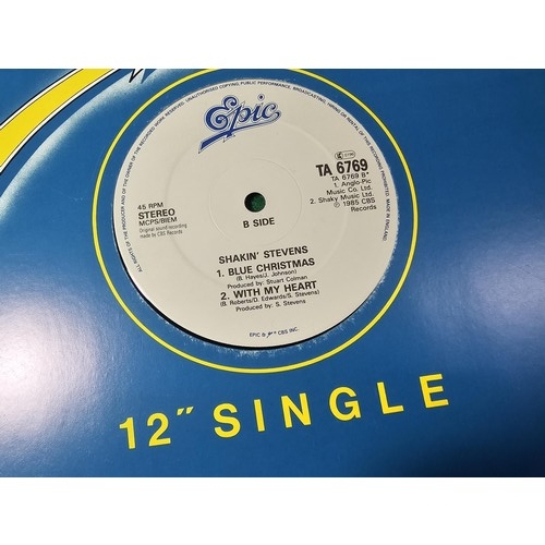 185 - A red record case containing a quantity of over 40x LP's of assorted genre and artists to include Wh... 