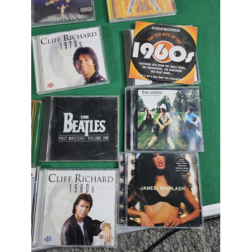 188 - Crate containing a large quantity of 50 plus assorted CD's of various genre, to include T-Rex, Maddo... 