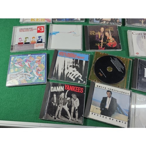 188 - Crate containing a large quantity of 50 plus assorted CD's of various genre, to include T-Rex, Maddo... 
