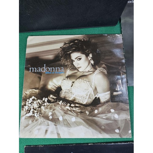 192 - Collection of assorted LP's of various genre to include Christina Aguilera, David Cassidy, Madonna, ... 