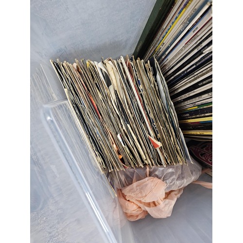 193 - A large crate containing a large quantity of assorted LP's and 45's to include Top of the pops, The ... 