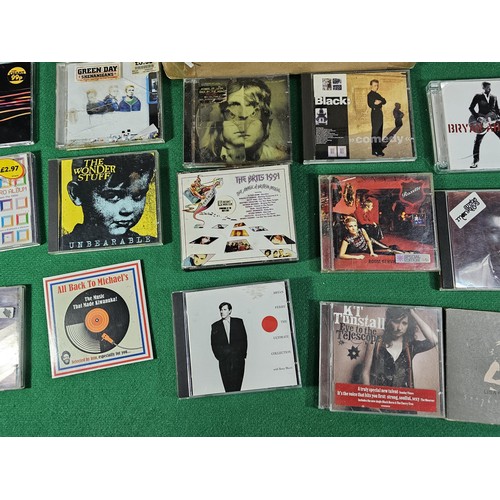 194 - Box containing a large quantity of assorted cd's to include Tom Jones, Electro Album, Doves, Ocean C... 
