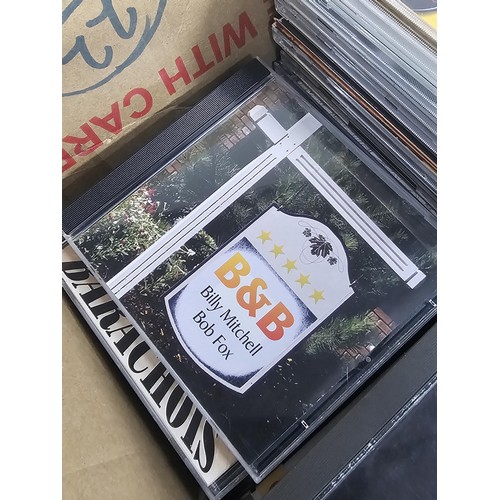 194 - Box containing a large quantity of assorted cd's to include Tom Jones, Electro Album, Doves, Ocean C... 