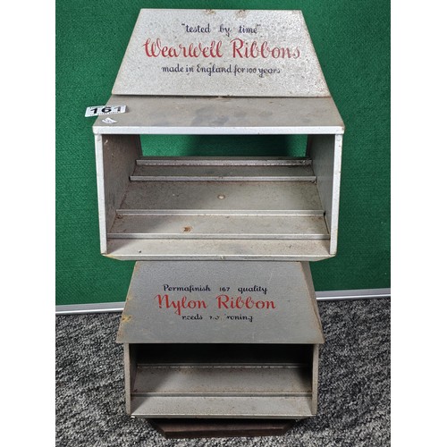 161 - A pair of original mid 20th century British shop display pieces to include a Scripto Fountain Pen cy... 