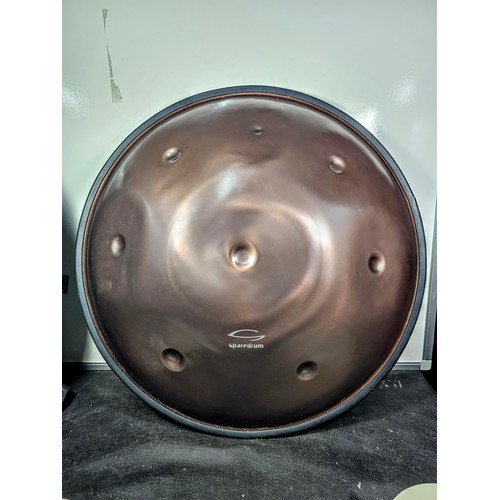 204 - A professional Spacedrum handpan melodic percussion instrument handcrafted in France by Metal Sounds... 