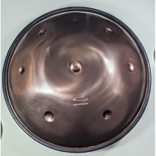 204 - A professional Spacedrum handpan melodic percussion instrument handcrafted in France by Metal Sounds... 
