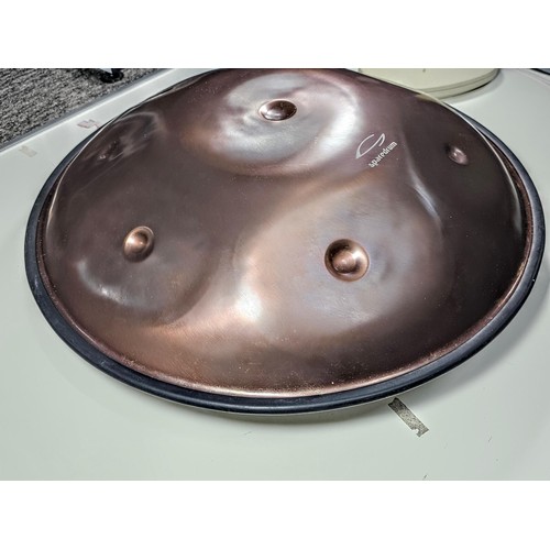204 - A professional Spacedrum handpan melodic percussion instrument handcrafted in France by Metal Sounds... 