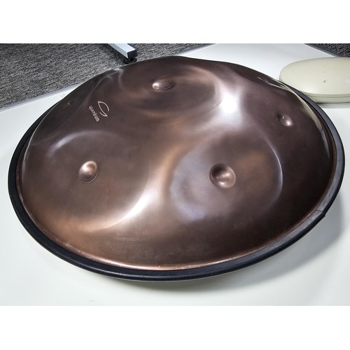 204 - A professional Spacedrum handpan melodic percussion instrument handcrafted in France by Metal Sounds... 
