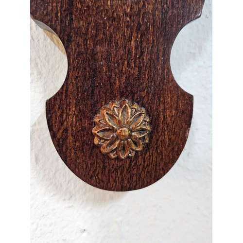 209 - A modern, mahogany banjo barometer by Weathermaster with a barometer to the base and thermometer to ... 