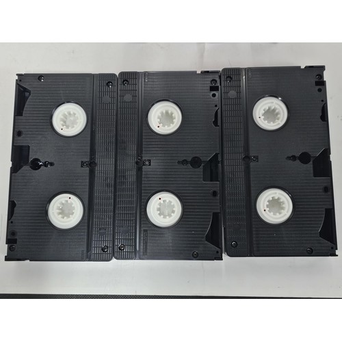 218 - A collection of 3 home recorded Bob Dylan VHS tapes of various concert footage.