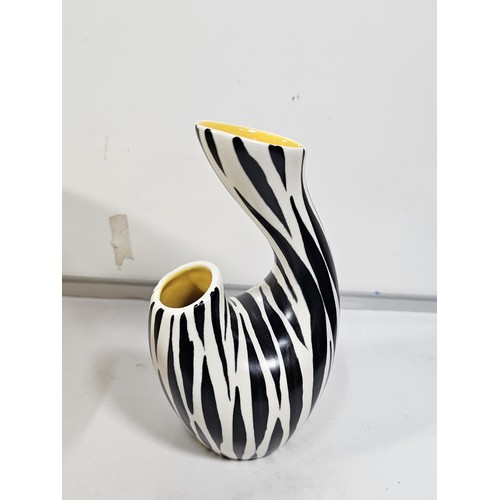 227 - A collection of rare mid century Beswick pieces by Albert Hallam and Jim Haywood in the Zebrette sty... 