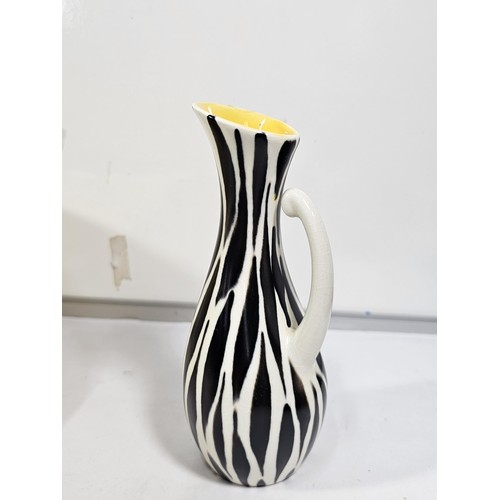 227 - A collection of rare mid century Beswick pieces by Albert Hallam and Jim Haywood in the Zebrette sty... 