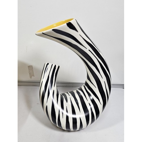 227 - A collection of rare mid century Beswick pieces by Albert Hallam and Jim Haywood in the Zebrette sty... 