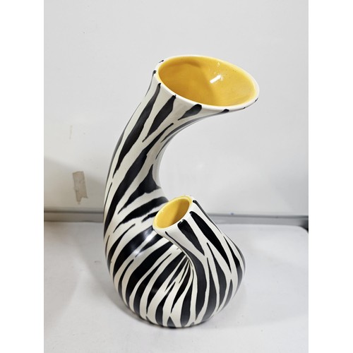 227 - A collection of rare mid century Beswick pieces by Albert Hallam and Jim Haywood in the Zebrette sty... 