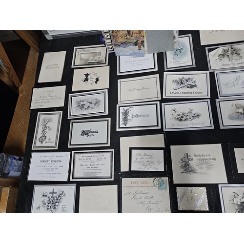215B - A very large quantity of early vintage and some antique greeting cards and birthday cards etc along ... 