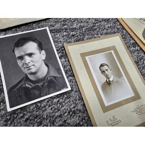 215D - A very large quantity of early vintage and antique photographs covering various subjects, some inter... 