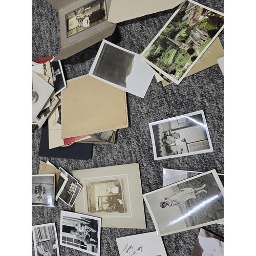 215D - A very large quantity of early vintage and antique photographs covering various subjects, some inter... 