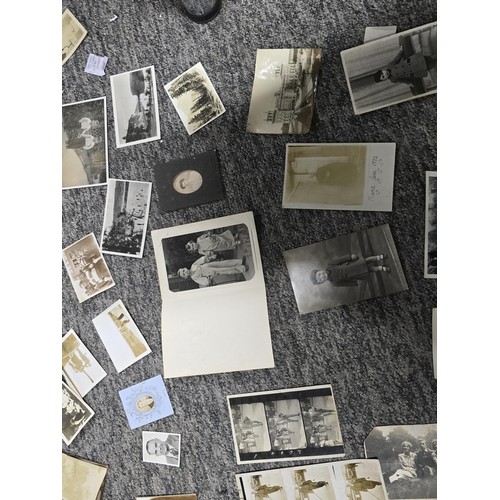 215D - A very large quantity of early vintage and antique photographs covering various subjects, some inter... 