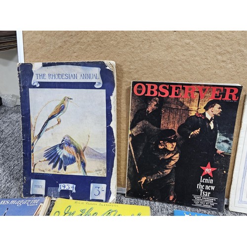 215F - Large quantity of various vintage and antique ephemera to include 3x large scrap books which are mos... 