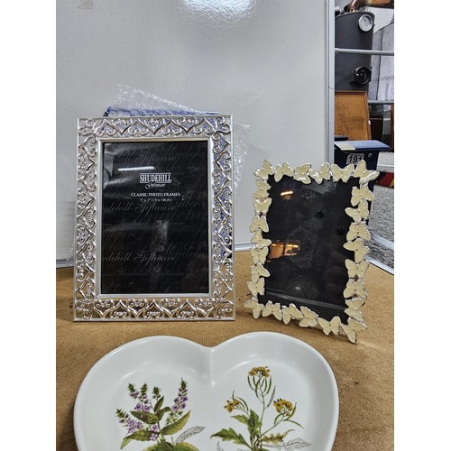 26A - Quantity of various items to include 2x brand new photo frames, a tall Royal Standard coffee pot, a ... 