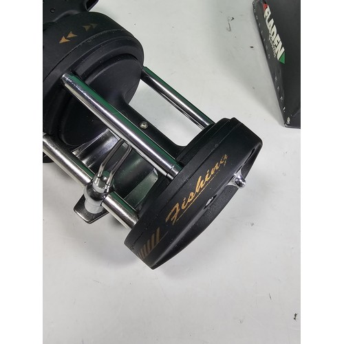 6 - Vintage FLADEN BOATMASTER 300GL MULTIPLIER REEL, UNUSED in Original Box, Level Wind, Right Hand Retr... 