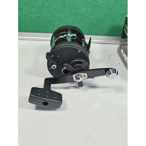 6 - Vintage FLADEN BOATMASTER 300GL MULTIPLIER REEL, UNUSED in Original Box, Level Wind, Right Hand Retr... 