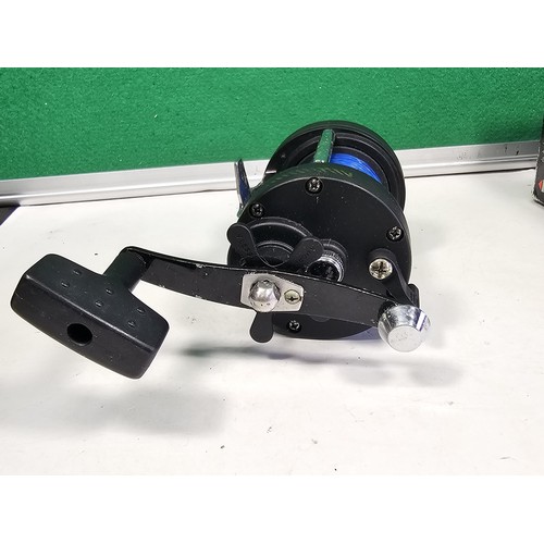 7 - Vintage FLADEN BOATMASTER 30gl DEEP SEA FISHING/TROLLING MULTIPLIER REEL in original but Worn Box wi... 