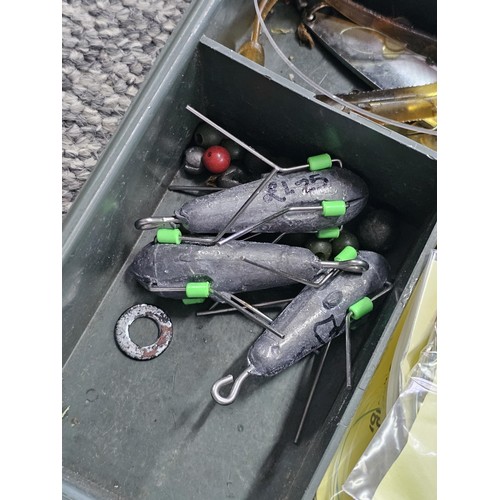2 - 2 cork handled fishing rods, both are 2 piece with the corks and eyes in good order, complete with a... 