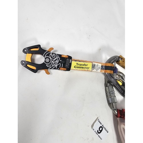 9 - A mixed lot of industrial fall‑arrest and access‑safety equipment, including a CABLOC/CASLOC cable‑g... 