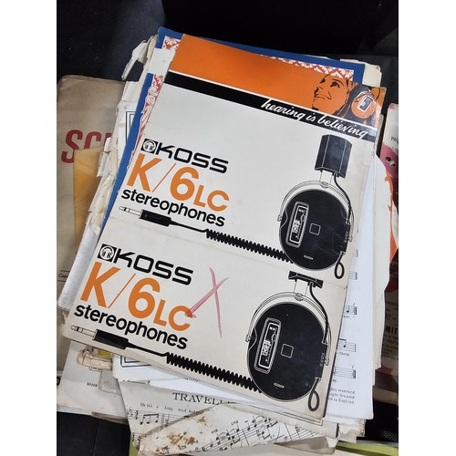 14 - A large collection of written music for piano, recorder etc covering various subjects to include Gri... 
