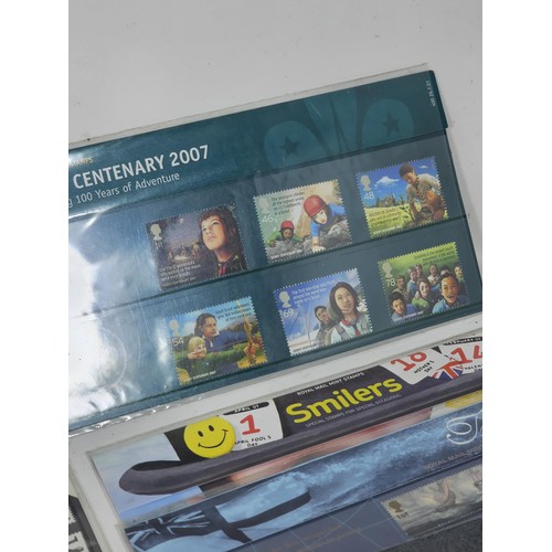 16 - A collection of First day covers and stamps all in sealed packets covering various subjects to inclu... 