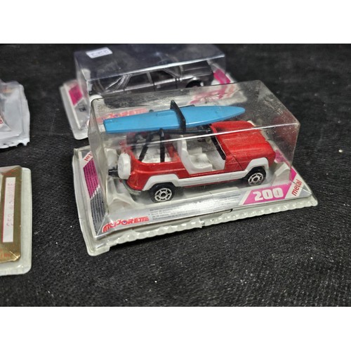 28 - A collection of 6x Majorette sealed vehicles to include cars, vans and lorries