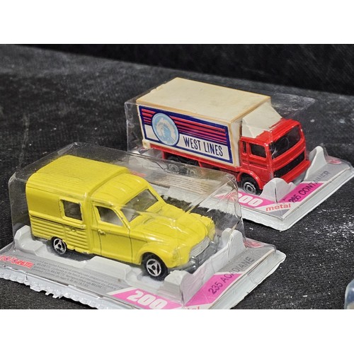 28 - A collection of 6x Majorette sealed vehicles to include cars, vans and lorries